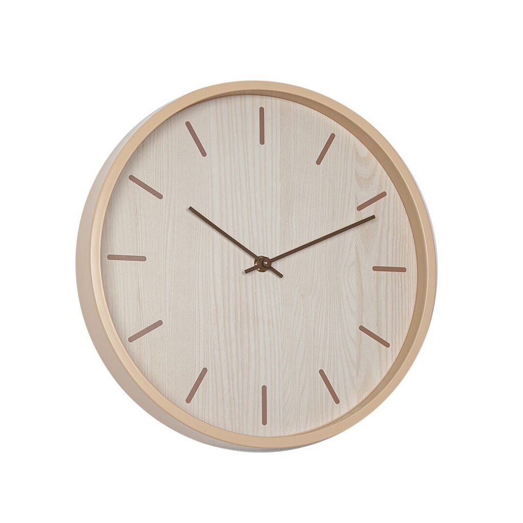 RELOJ COLOR MADERA NAT.