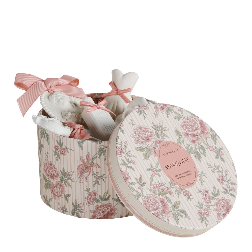 CAJA 5 DECOS PERF.ELIXIR ROSA