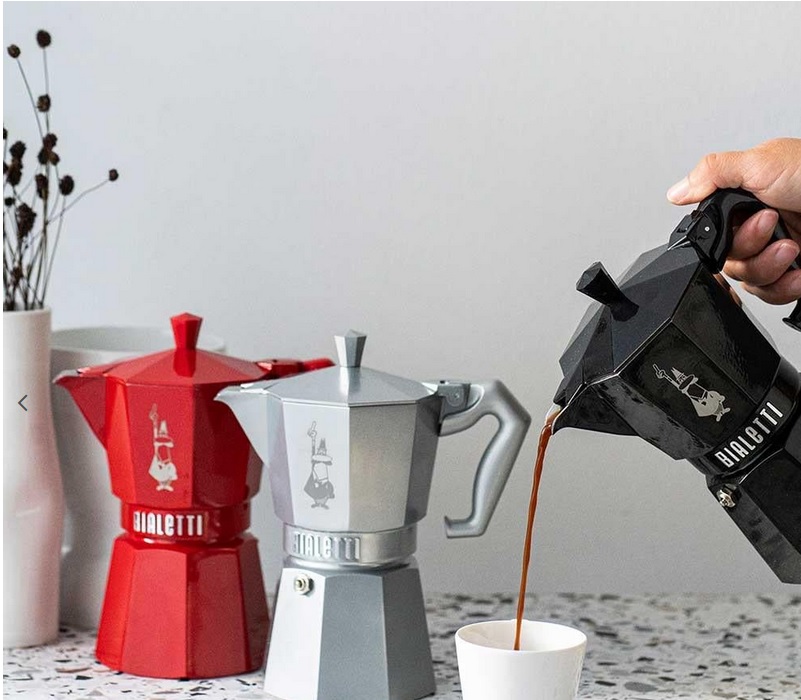 CAFETERA MOKA EXC NEGRA 3TZ