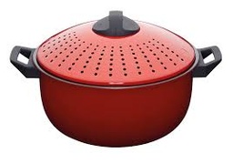 [395.WFPASTAPOT] OLLA PASTA ROJA 4L