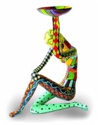 [201.TC4802] ACROBATA SENTADO 39X26X34