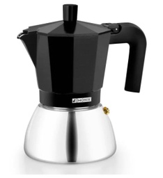 [80.M863006] CAFETERA 6TZ INDUCCIÓN INOX NEGRA